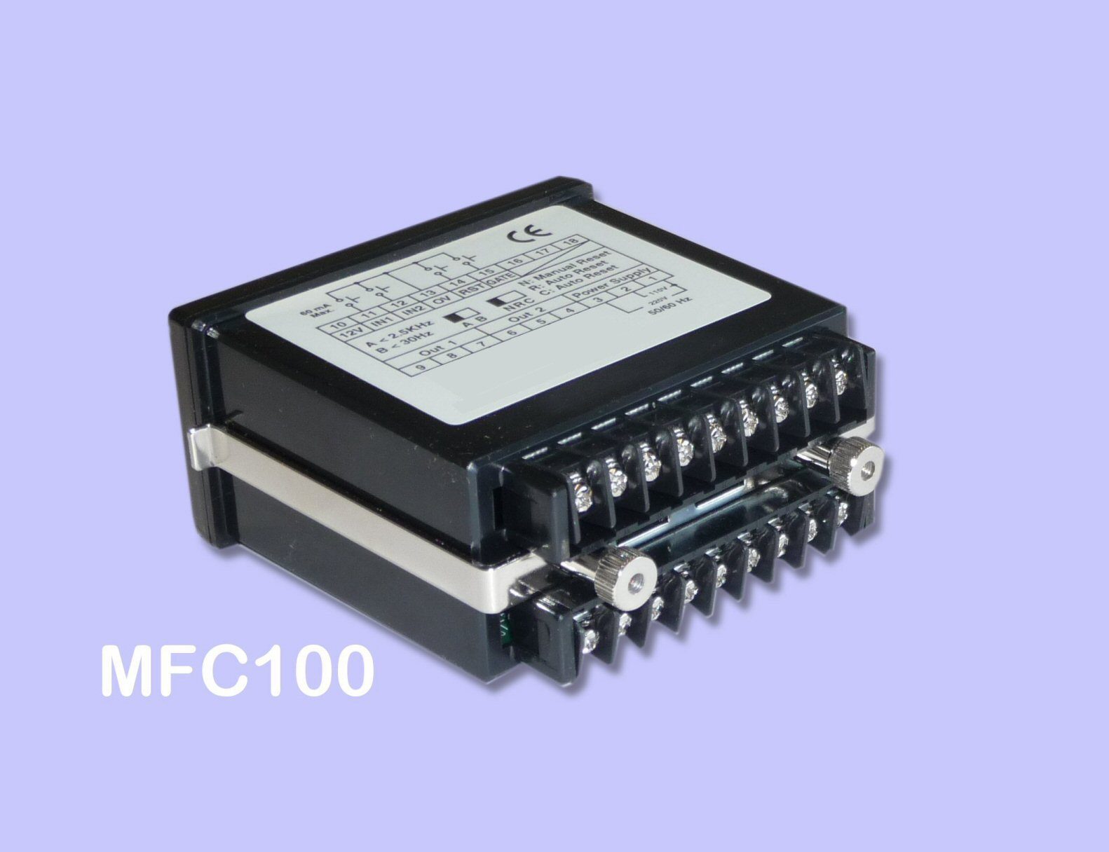MFC100 counter rear view